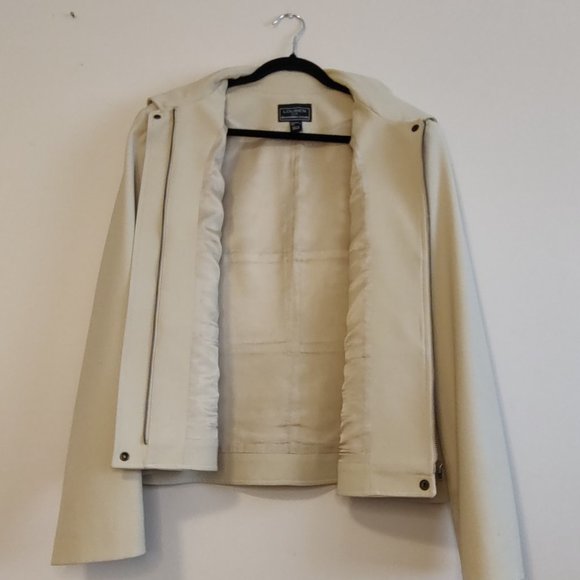 Vintage Louben for Debonshire Cream cream-coloured blazer US 16 - Picture 5 of 6